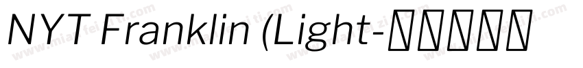 NYT Franklin (Light字体转换